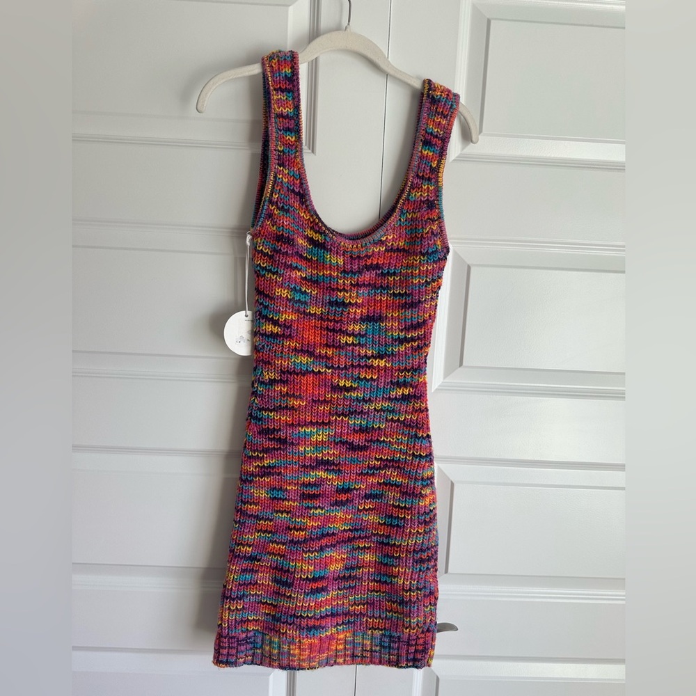 Staud Gardenia Melange Mini Tank Knit Dress NWT - Picture 4 of 7